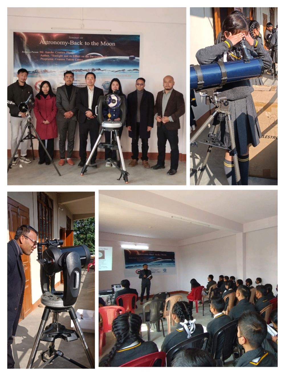 A seminar on astronomy was conducted at Azedon High School, Kohima on January 19.